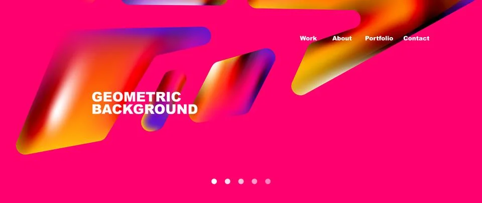 Tech minimal geometric wallpaper. Creative abstract background. Vector Stock Illustration