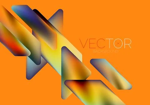 Tech minimal geometric wallpaper. Creative abstract background. Vector 스톡 일러스트