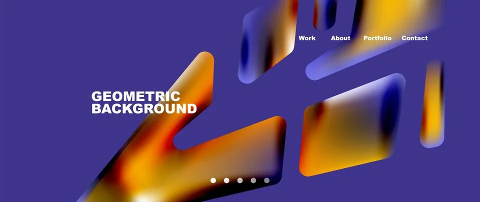 Tech minimal geometric wallpaper. Creative abstract background. Vector Stock Illustration
