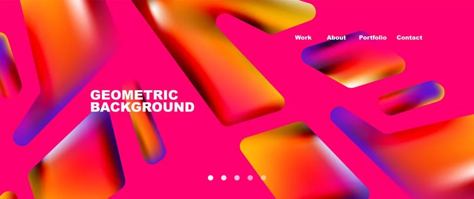 Tech minimal geometric wallpaper. Creative abstract background. Vector Stock Illustration