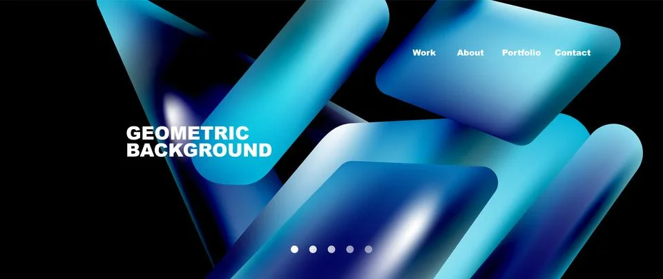 Tech minimal geometric wallpaper. Creative abstract background. Vector イラスト素材
