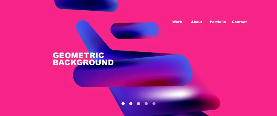 Tech minimal geometric wallpaper. Creative abstract background. Vector イラスト素材
