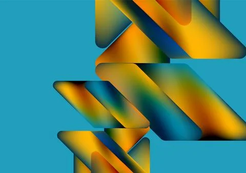 Tech minimal geometric wallpaper. Creative abstract background. Vector Stock Illustration