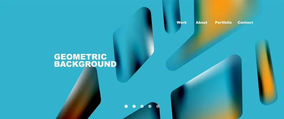 Tech minimal geometric wallpaper. Creative abstract background. Vector Stock Illustration