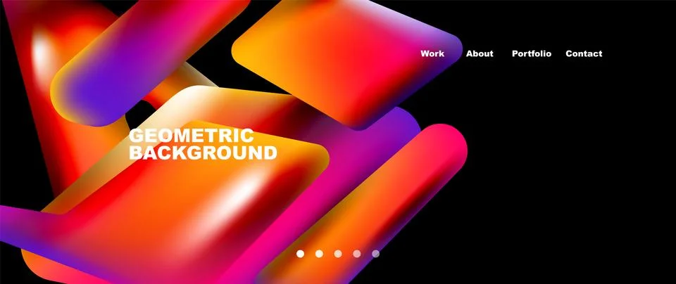 Tech minimal geometric wallpaper. Creative abstract background. Vector イラスト素材