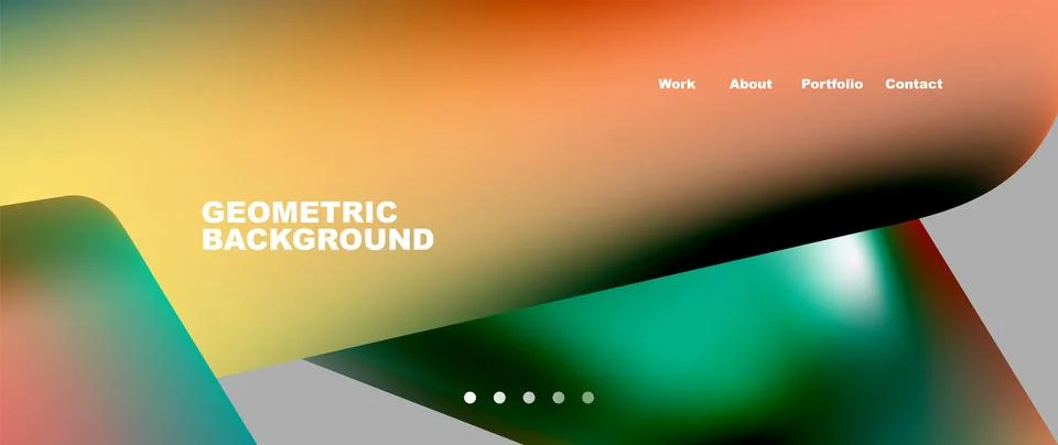 Tech minimal geometric wallpaper. Creative abstract background. Vector Stock-Illustration