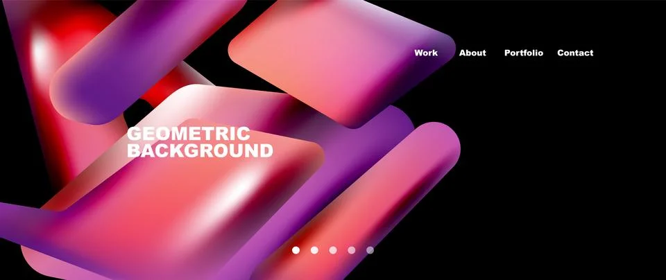 Tech minimal geometric wallpaper. Creative abstract background. Vector Stock Illustration