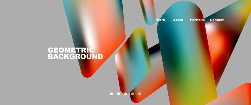 Tech minimal geometric wallpaper. Creative abstract background. Vector Stock Illustration
