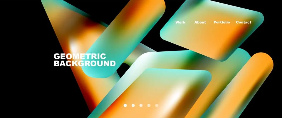 Tech minimal geometric wallpaper. Creative abstract background. Vector Stock Illustration