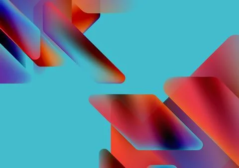 Tech minimal geometric wallpaper. Creative abstract background. Vector Illustrazione stock
