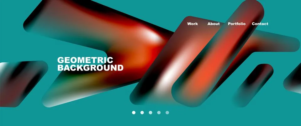 Tech minimal geometric wallpaper. Creative abstract background. Vector 스톡 일러스트