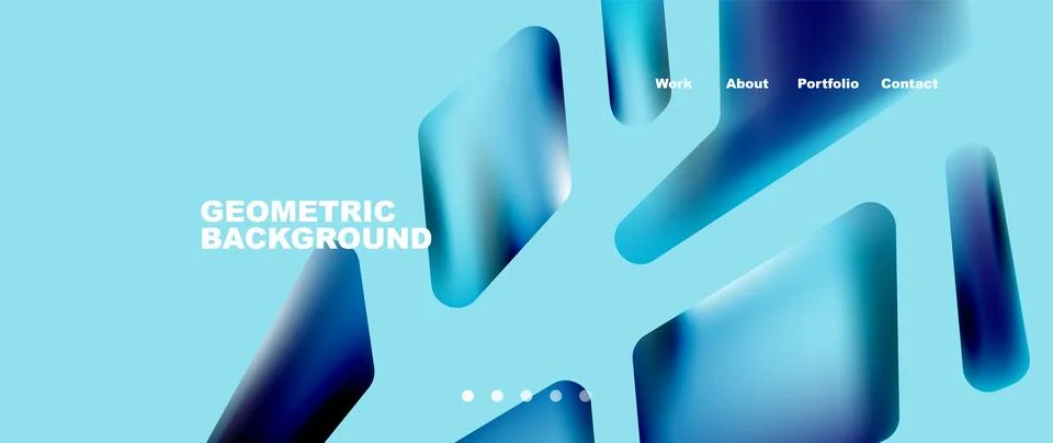 Tech minimal geometric wallpaper. Creative abstract background. Vector 库存插图