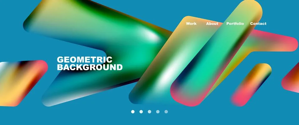 Tech minimal geometric wallpaper. Creative abstract background. Vector 스톡 일러스트