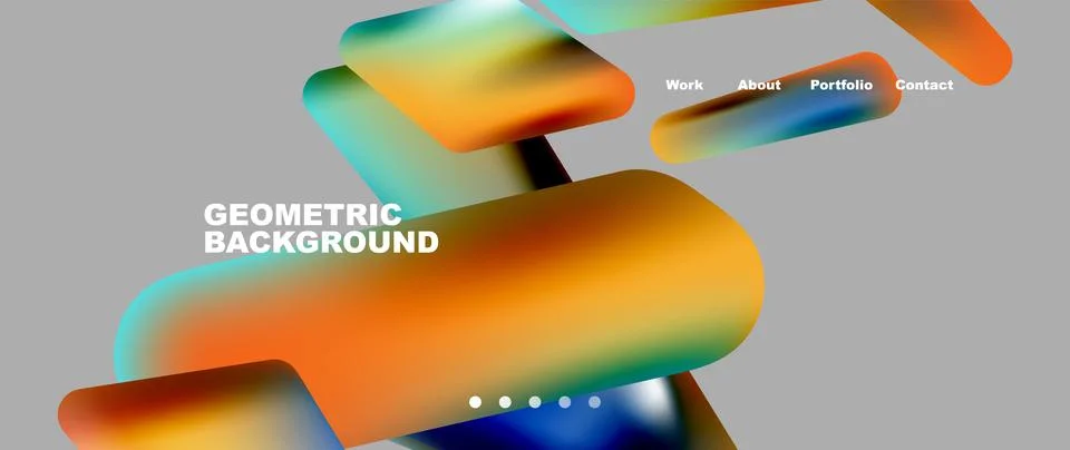 Tech minimal geometric wallpaper. Creative abstract background. Vector Stock Illustration