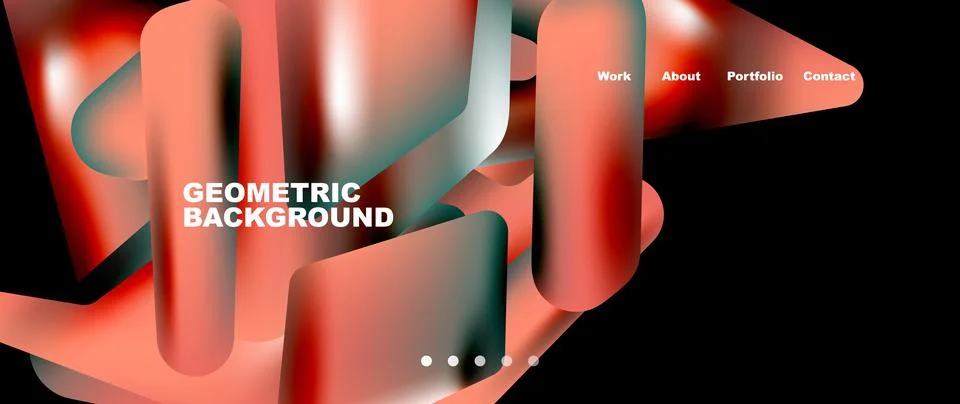 Tech minimal geometric wallpaper. Creative abstract background. Vector 스톡 일러스트