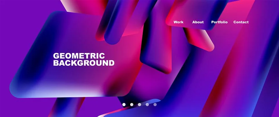 Tech minimal geometric wallpaper. Creative abstract background. Vector Stock Illustration