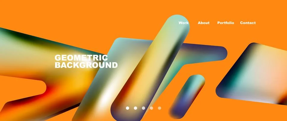 Tech minimal geometric wallpaper. Creative abstract background. Vector Stock Illustration
