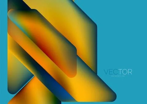 Tech minimal geometric wallpaper. Creative abstract background. Vector 库存插图