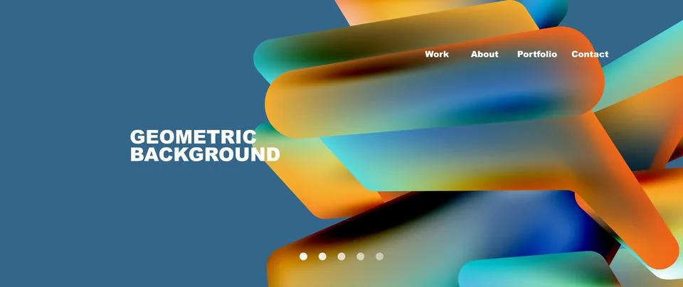 Tech minimal geometric wallpaper. Creative abstract background. Vector Stock Illustration
