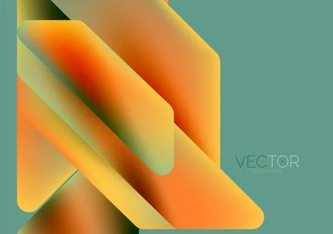 Tech minimal geometric wallpaper. Creative abstract background. Vector Illustrazione stock