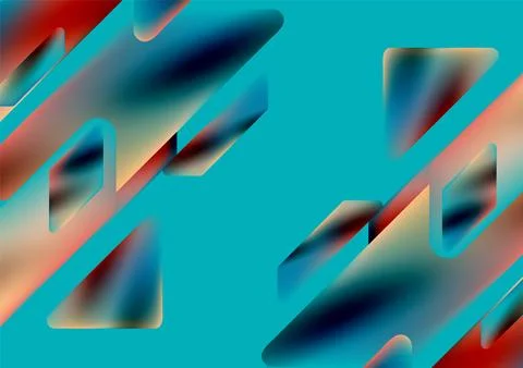 Tech minimal geometric wallpaper. Creative abstract background. Vector Stock Illustration