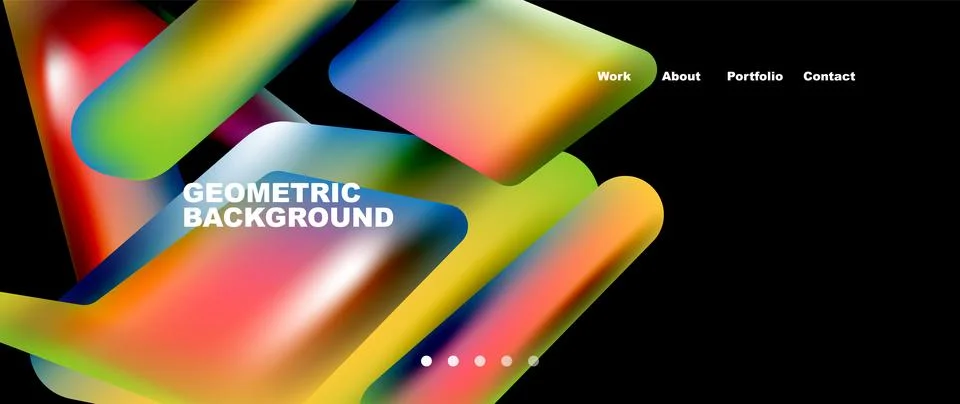 Tech minimal geometric wallpaper. Creative abstract background. Vector Stock Illustration
