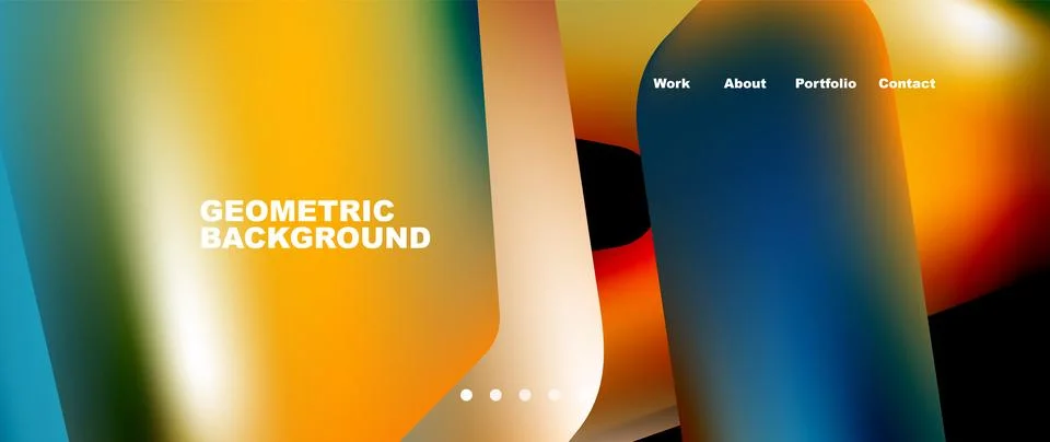 Tech minimal geometric wallpaper. Creative abstract background. Vector Stock Illustration