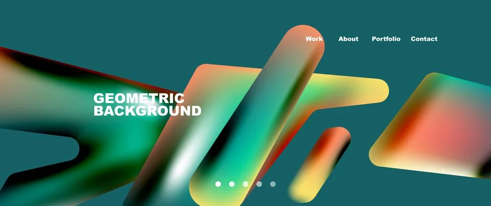 Tech minimal geometric wallpaper. Creative abstract background. Vector 스톡 일러스트