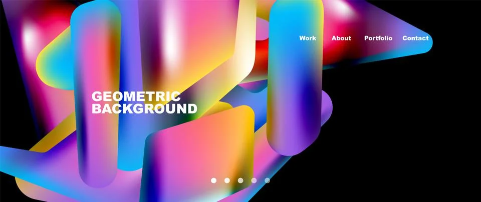 Tech minimal geometric wallpaper. Creative abstract background. Vector イラスト素材