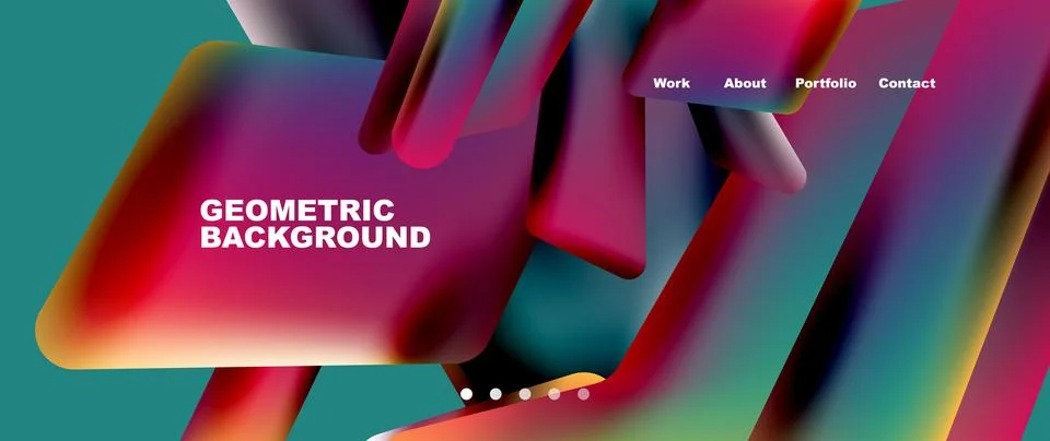 Tech minimal geometric wallpaper. Creative abstract background. Vector Stock Illustration