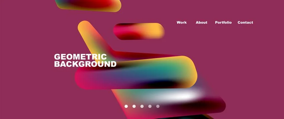 Tech minimal geometric wallpaper. Creative abstract background. Vector Stock Illustration