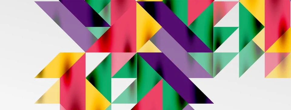 Tech minimal overlapping triangle shapes elements geometric graphic pattern イラスト素材