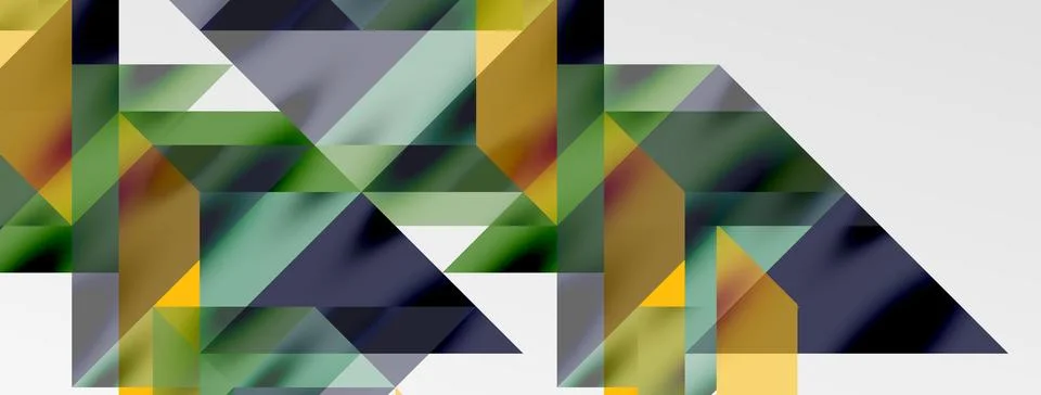 Tech minimal overlapping triangle shapes elements geometric graphic pattern 스톡 일러스트