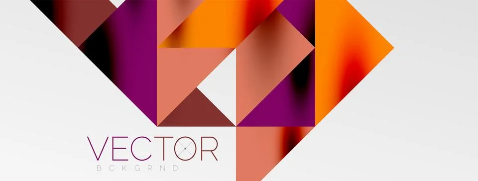 Tech minimal overlapping triangle shapes elements geometric graphic pattern イラスト素材