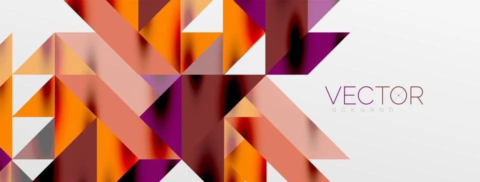 Tech minimal overlapping triangle shapes elements geometric graphic pattern イラスト素材