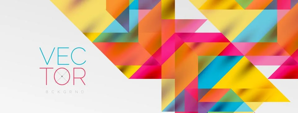 Tech minimal overlapping triangle shapes elements geometric graphic pattern イラスト素材