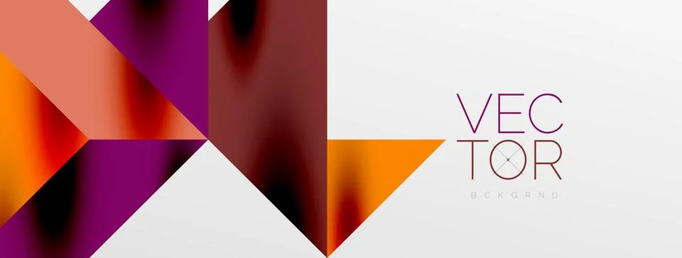 Tech minimal overlapping triangle shapes elements geometric graphic pattern イラスト素材