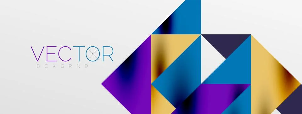 Tech minimal overlapping triangle shapes elements geometric graphic pattern 스톡 일러스트