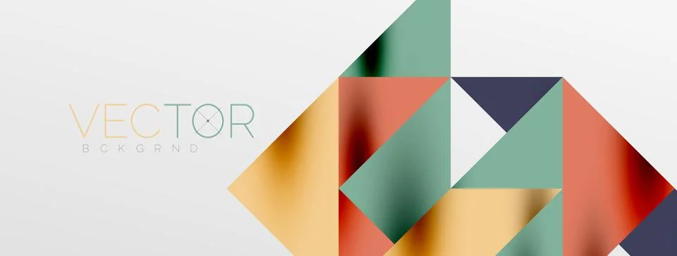 Tech minimal overlapping triangle shapes elements geometric graphic pattern イラスト素材