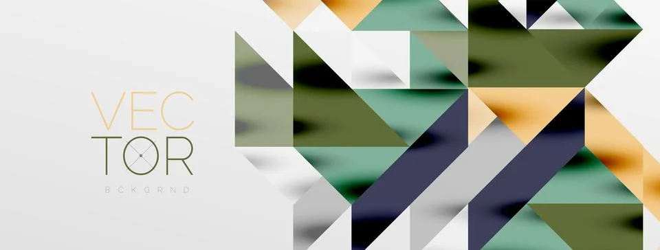 Tech minimal overlapping triangle shapes elements geometric graphic pattern イラスト素材