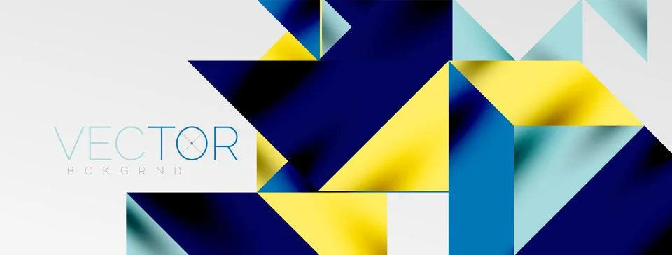 Tech minimal overlapping triangle shapes elements geometric graphic pattern 스톡 일러스트