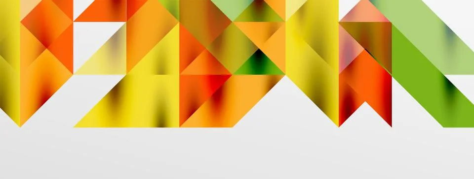 Tech minimal overlapping triangle shapes elements geometric graphic pattern イラスト素材