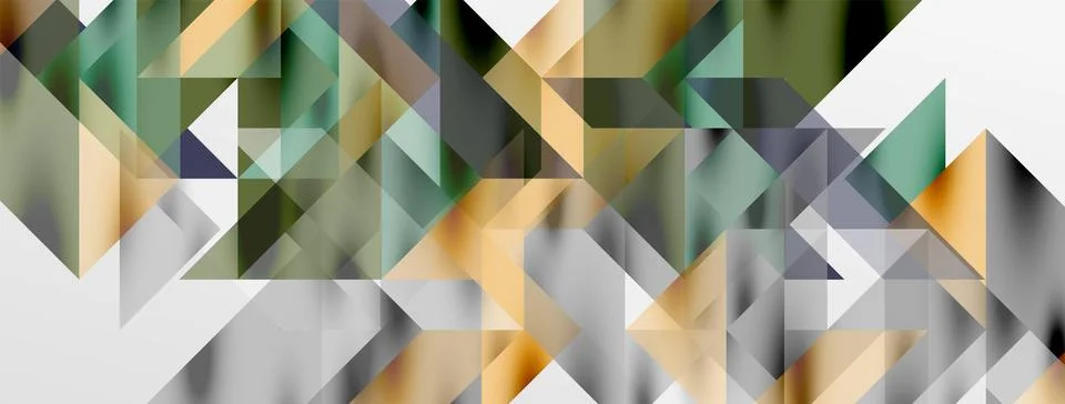 Tech minimal overlapping triangle shapes elements geometric graphic pattern 스톡 일러스트