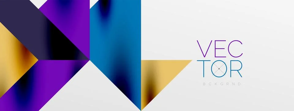 Tech minimal overlapping triangle shapes elements geometric graphic pattern 스톡 일러스트