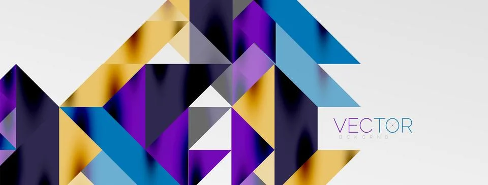 Tech minimal overlapping triangle shapes elements geometric graphic pattern イラスト素材