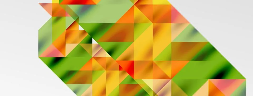 Tech minimal overlapping triangle shapes elements geometric graphic pattern Illustrazione stock