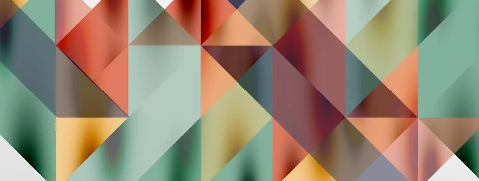 Tech minimal overlapping triangle shapes elements geometric graphic pattern イラスト素材