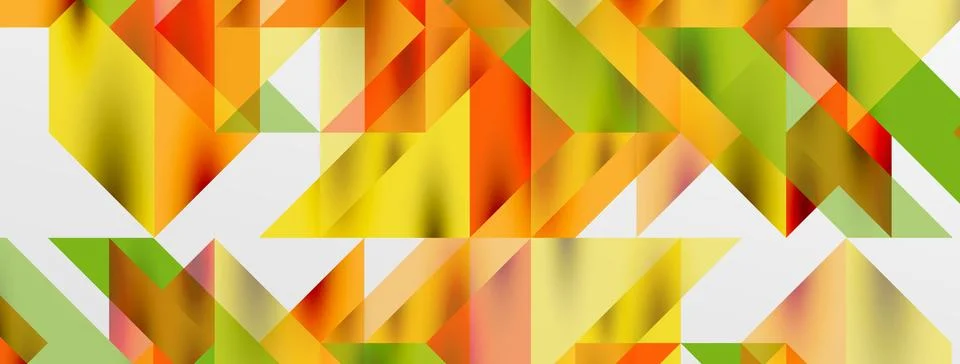 Tech minimal overlapping triangle shapes elements geometric graphic pattern 스톡 일러스트