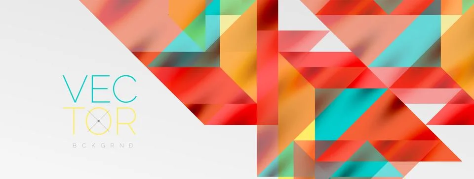 Tech minimal overlapping triangle shapes elements geometric graphic pattern イラスト素材