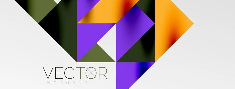 Tech minimal overlapping triangle shapes elements geometric graphic pattern イラスト素材